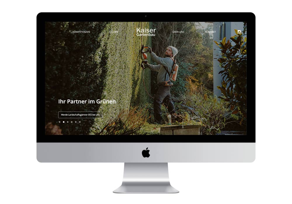 Website Kaiser Gartenbau